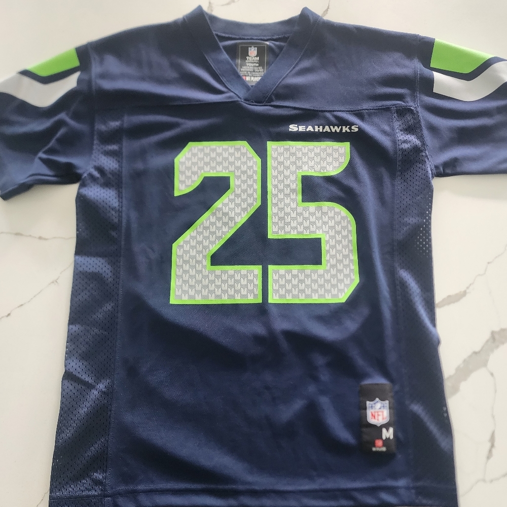 Vintage. Nike Seattle Seahawks Sherman #25 Youth Jersey Size M 10-12 New